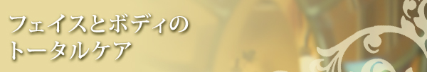 自由が丘のエステ＆アロマ・サロン、アンチエイジングフェイシャル